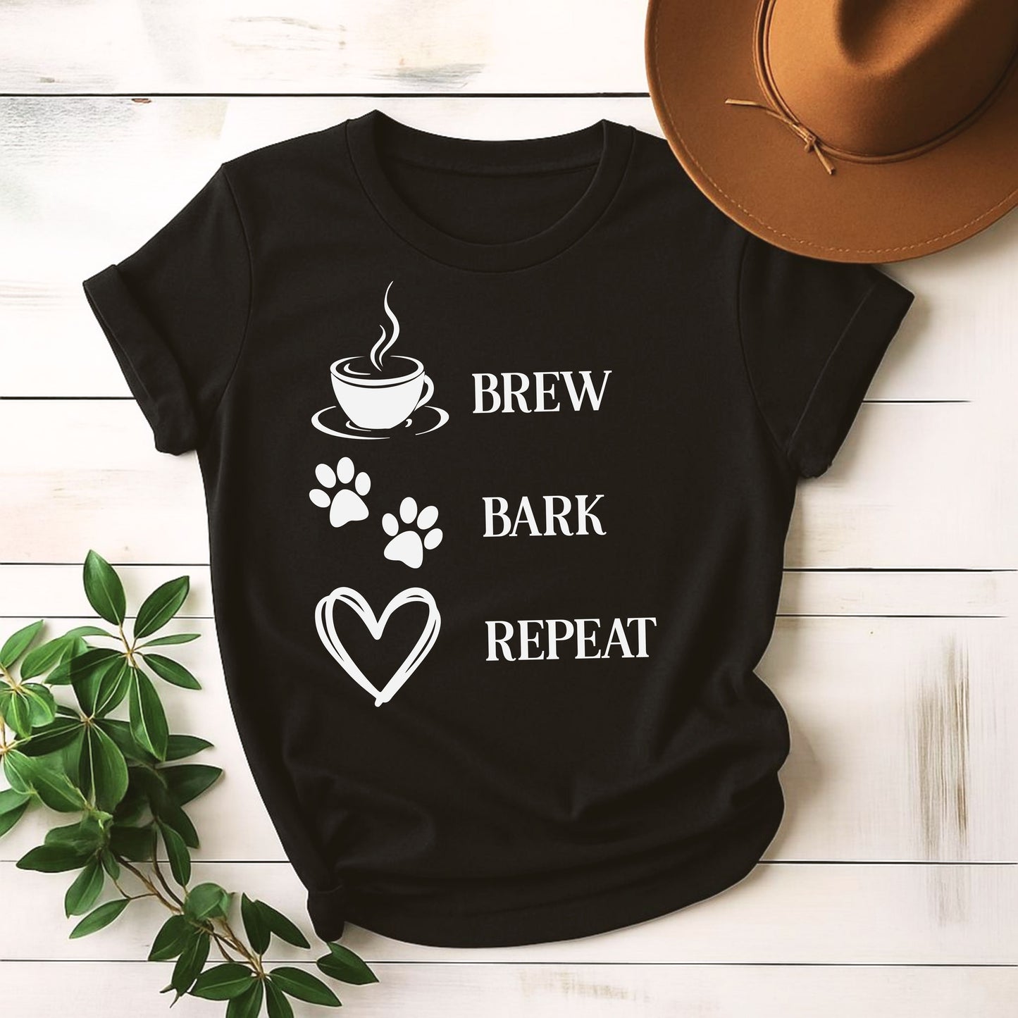 Coffee Lover's Dog Mom T-Shirt, Gift for Pet Owners, Dog Lover Apparel,