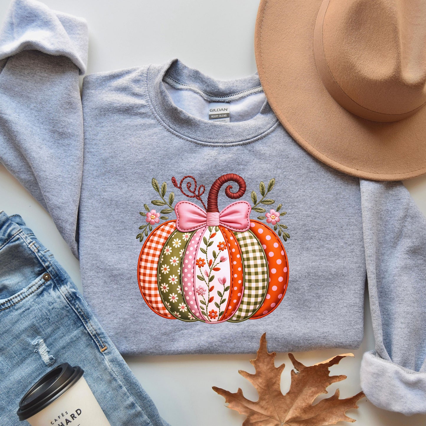 Autumn Pumpkin Crewneck Sweatshirt