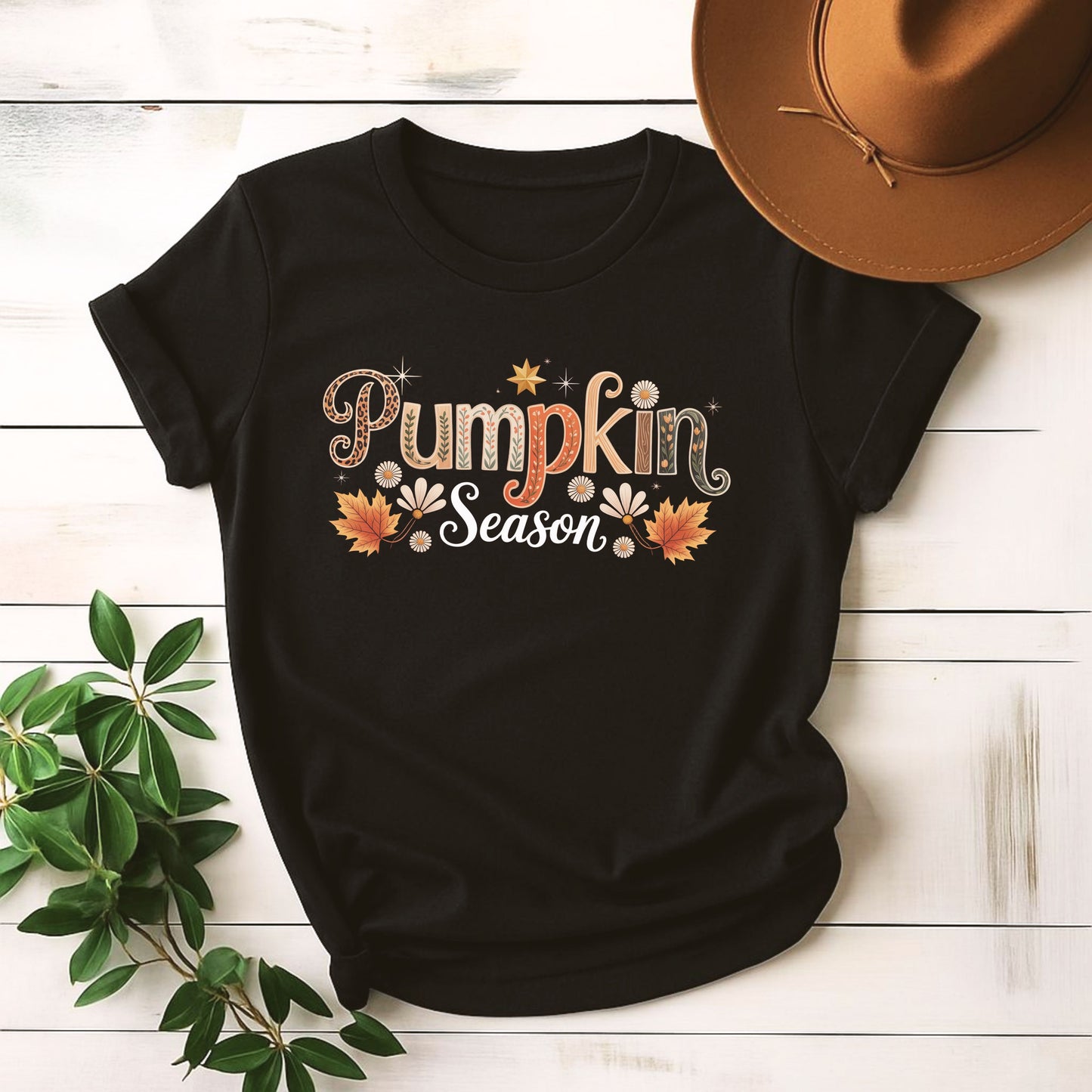 Pumpkin-Themed Softstyle T-Shirt | Cozy Autumn Vibes |