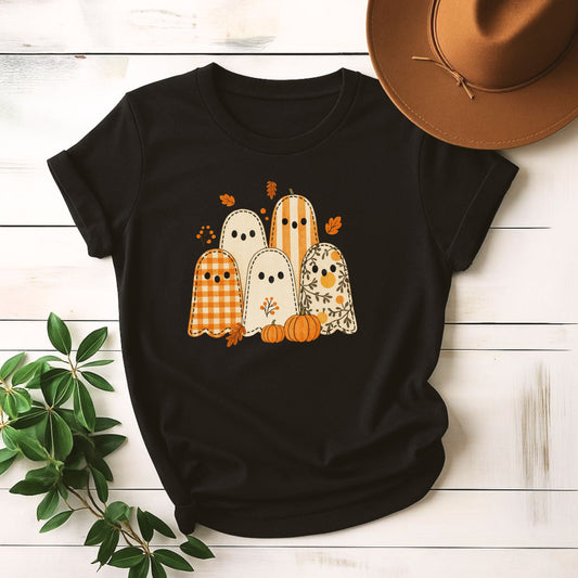 Cute Ghosts Fall T-Shirt | Autumn Tee, Halloween Shirt,