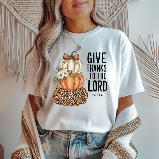 Thanksgiving Faith T-Shirt, Give Thanks Apparel, Fall Outfit,