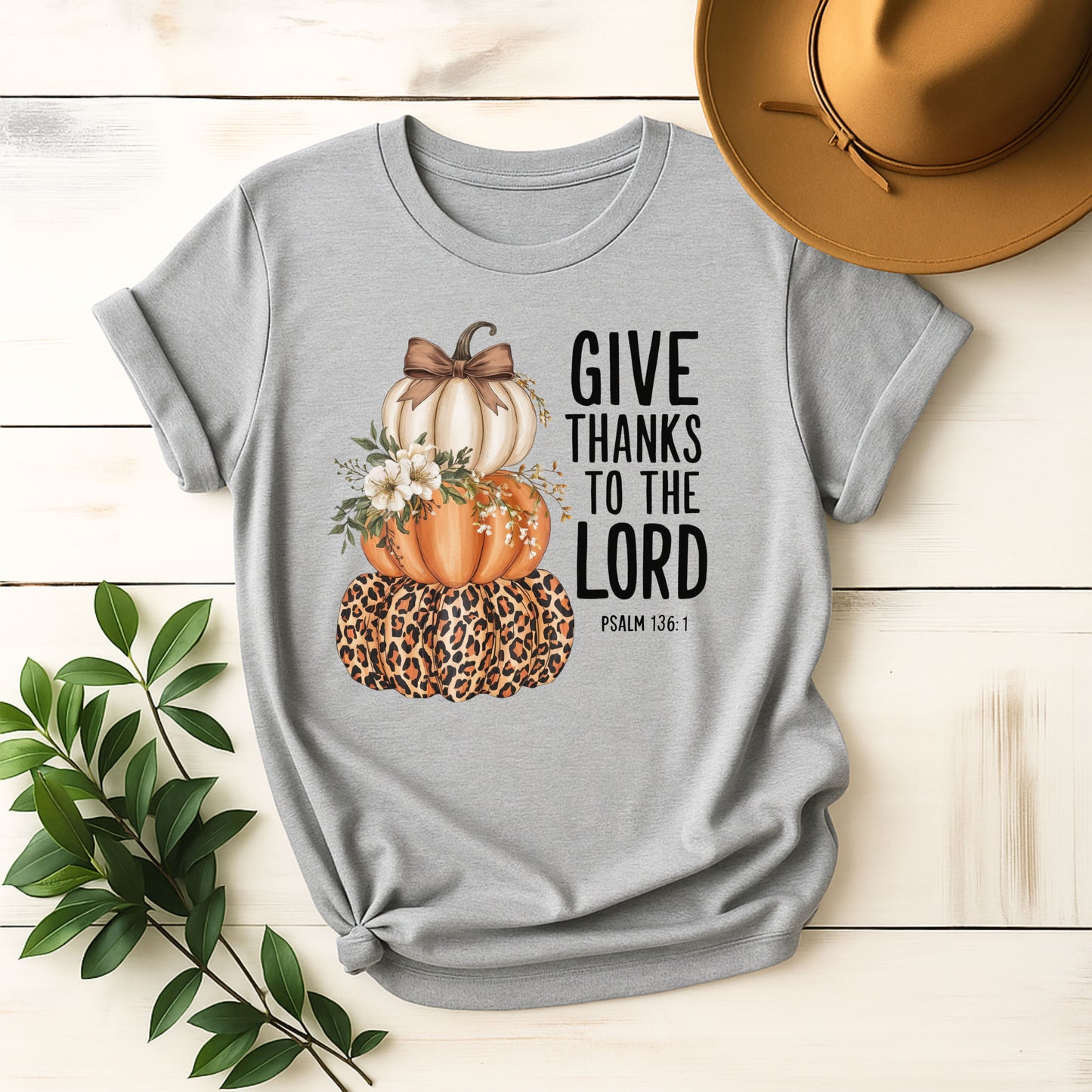 Thanksgiving Faith T-Shirt, Give Thanks Apparel, Fall Outfit,