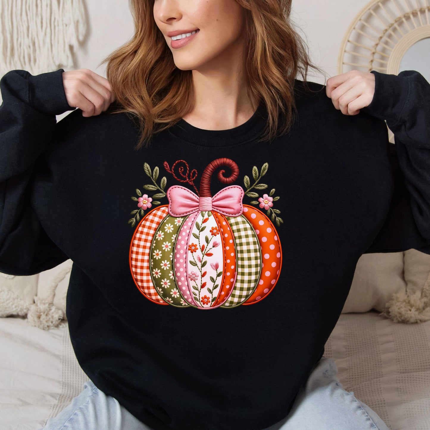 Autumn Pumpkin Crewneck Sweatshirt