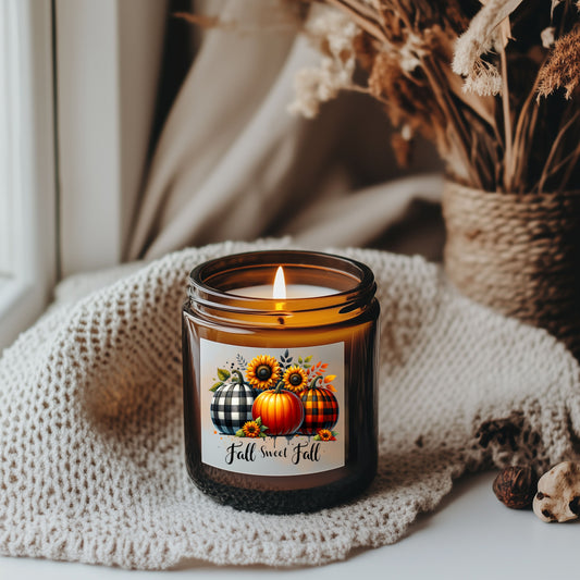 Autumn Scented Soy Candle, Cozy Home Fall Decor