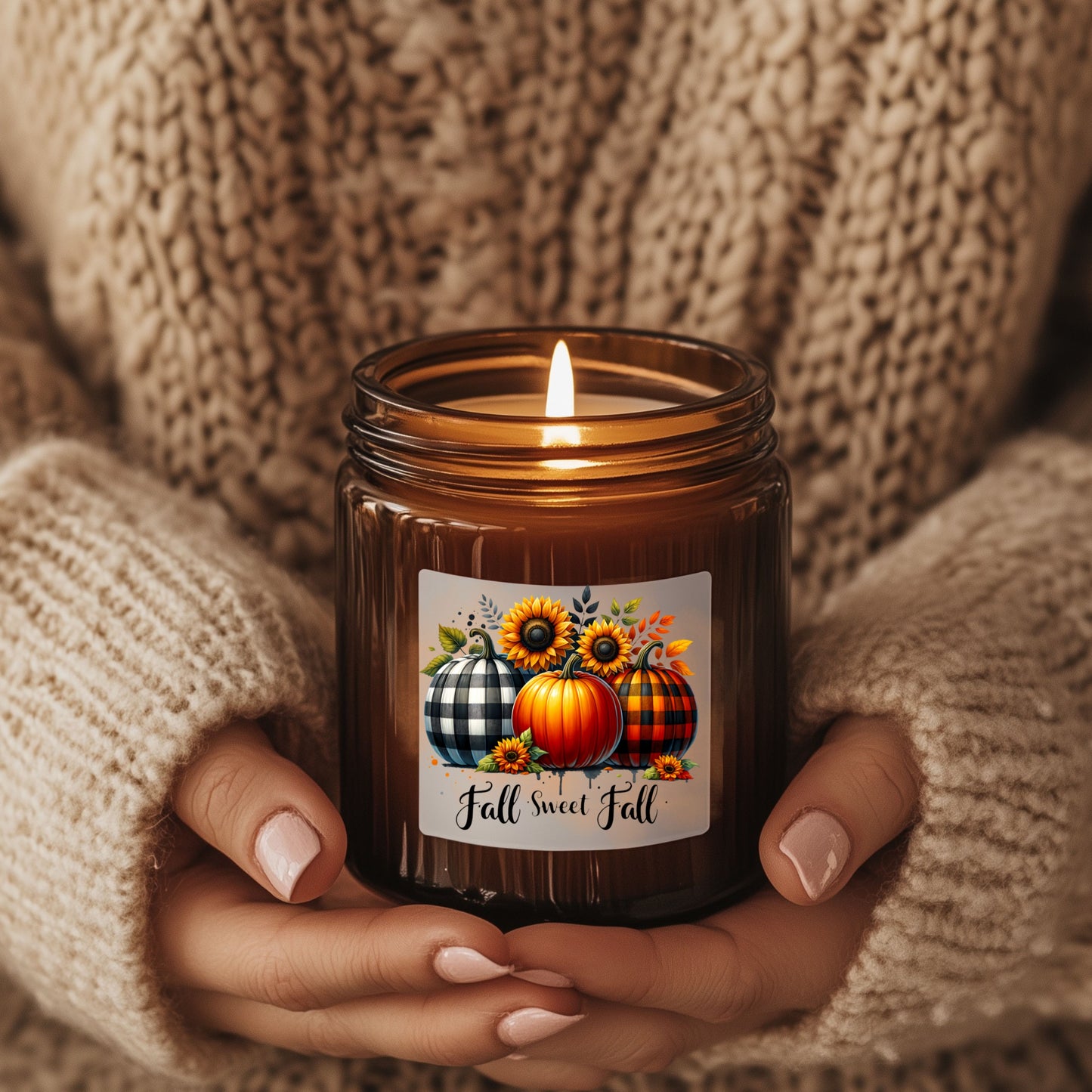 Autumn Scented Soy Candle, Cozy Home Fall Decor